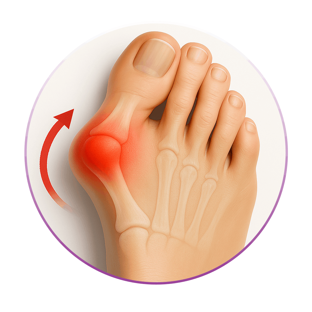 انحراف شدید شست پا